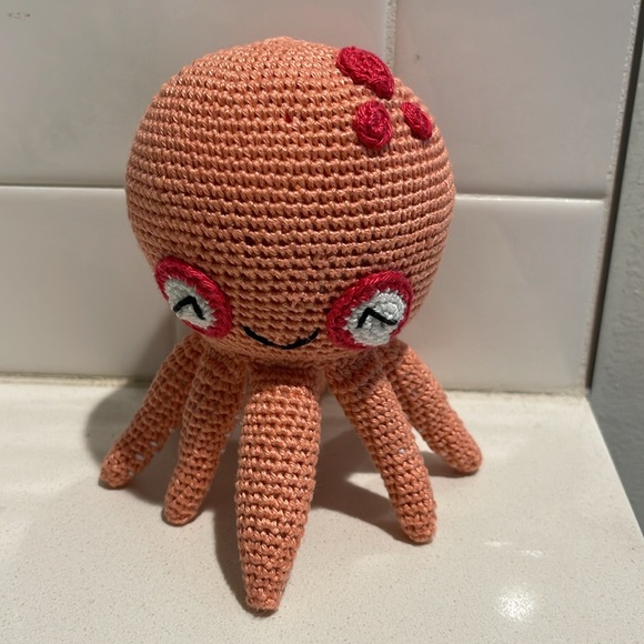 Hand Crafted Octopus 🐙 Amigurumi Crochet Doll Toy Figure Ocean Sea Water Marine - Picture 8 of 10